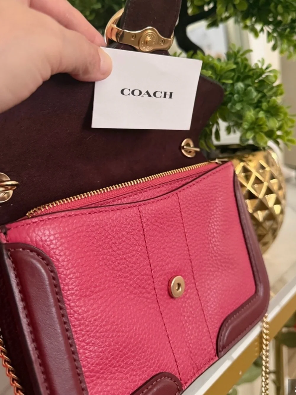 Beautiful & Unique Coach Chain Bag ✨